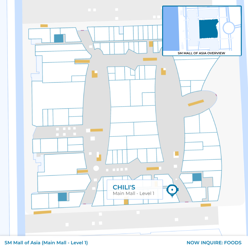 Chili's - SM MOA - Main Mall - Level 1